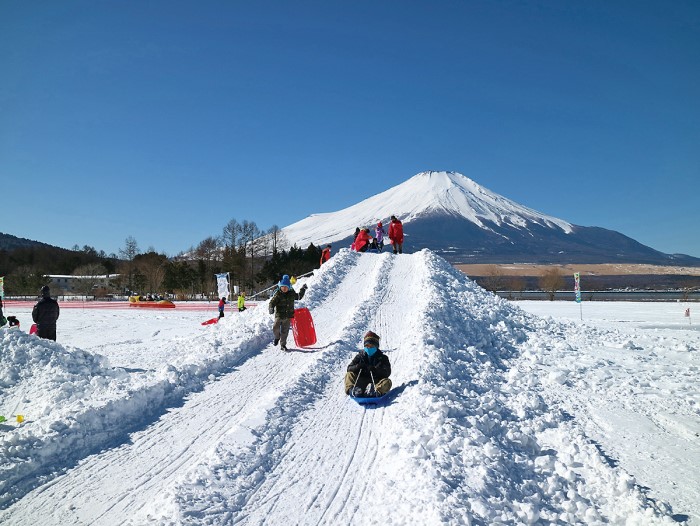 山中湖 富士山雪まつり